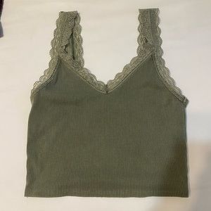 Green American Eagle tank top